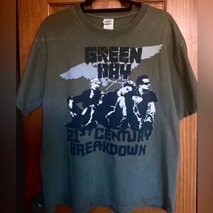 Vintage GREEN DAY T-SHIRT - 21st Century Breakdown- Class Green Day- Large